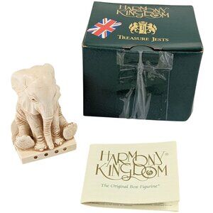 Harmony Kingdom Original Box Figurine Elephant Master Carver Adam Binder England